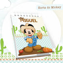 Encadernação Infantil Horta Do Mickey - Arquivo Digital