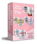 Artes P/ Canecas Bento Flork Dia Das Mães + Brinde