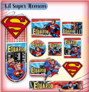 kit etiqueta escolar SUPER HOMEM