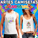 Estampas Carnaval Sublimação Camisetas Mockups Corel