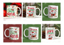 Kit Arquivos  Sublimação Flork Natal Frases E Artes Caneca