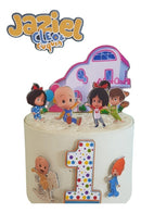 Arquivo Corte Topo De Bolo - Cleo E Cuquim 01 Temas Combo
