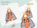 Arquivo Digital Santinhos Nossa Senhora Aparecida Png