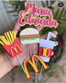 Arquivo De Corte Topo De Bolo Mc Donald_s - Studio