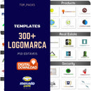 300 Modelos De Logotipo - Entrega Rápida Digital
