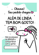 Cartão De Agradecimento Ao Cliente Flork Mimo Cliente- 100un