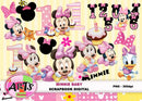 Arquivo Digital Kit Minnie Baby Rosa