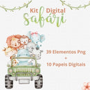 Kit Digital - Safari Aquarela (01)