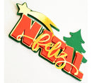 Arquivo De Corte Topo De Bolo Natal 137 Dxf E Svg