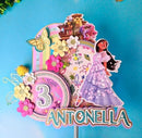 Topper Cake Encanto Arcoiris - Arquivo Digital