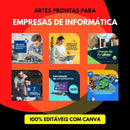 240 Artes Para Anunciar Empresas De Informática: Editáveis