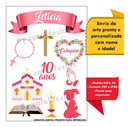 Arquivo De Corte Topo De Bolo Personalizado Catequese