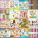 104 Kits Scrapbook Digital Safari Zoo  + Super Brinde
