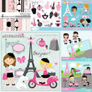 13 Kits Scrapbook Paris Papel Digital 355 Imagens + Brinde