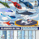 Kit Digital Helicópteros 95 Arquivos + Fontes