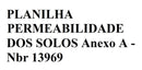 Planilha Permeabilidade Dos Solos Anexo A - Nbr 13969