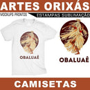 Pack Artes Digitais Camisetas Sublimação Orixás Umbanda