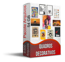 Super Pacote De Artes De Kits De Quadros E Placas Decorativa