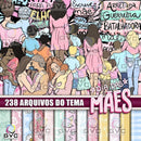 Kit Digital Dia Das Mães 238 Arquivos Do Tema + Fontes