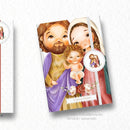 Arquivo Digital Santinhos Sagrada Família Religião Católica