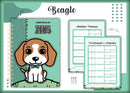 Caderneta Vacina Pet Beagle Macho - Arquivo Digital