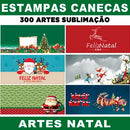 Estampas Canecas Natal 300 Artes Prontas Jpg Papai Noel
