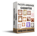 Pacote Gabarito Molde Diversos Tábua Petisqueira Digital