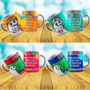 Pack Artes Para Canecas Profissões Flork - 2023  C/ Mockup