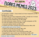 Kit Digital Flork Memes 2023 Ilustracin Em Png