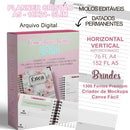 Combo  Digital Planner Cristão 2024 Completo Editável
