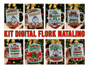 Pack De Artes Para Canecas Flork Natalino Em Png +mockups