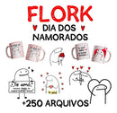 Pack Artes Dia Dos Namorados Flork +240 Arquivos Sublimaçã