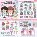 Pacote Estampas Artes Namorados Frases Bonequinhos Pck4 Png