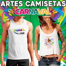 Estampas Carnaval Sublimação Camisetas Mockups Corel