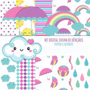 Scrapbook Digital -chuva De Amor E Bençãos Atualizad+ Brinde