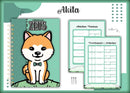 Caderneta Vacina Pet Akita Macho - Arquivo Digital