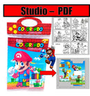 Arquivo De Corte Revistinha Super Mario Studio/pdf+brinde