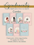 Arquivo Digital Agendamentos Combo A5 30/30m 1h/1h 44 Capas