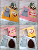 Arquivo De Corte Kit Caixa Páscoa Com Chocolate E Bebida