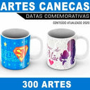 Estampas Canecas Datas Comemorativas Sublimação