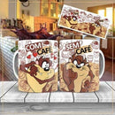 Artes Com Café Sem Café Sublimação Canecas Mockups