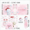 Arquivo Caderneta De Vacinação E Livro Bb Elefante Menina