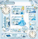 kit completo arquivo  pdf png encadernaçao sublimaçao -  CINDERELA