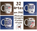 Pack De Artes Para Canecas De Porcelana | Pascoa Flrok Bento