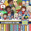 Kit Digital Luccas Neto + Fontes Sugeridas + Papéis Digitais