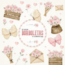 Kit Digital Borboletas 3 Aquarela