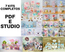 Pack de Arquivos de Corte Jardim Encantado 7 Kits - Studio e PDF