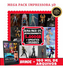 Pacote Stl - Impressora 3d - +2000 Modelos + Brinde X9