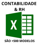 +500 Planilhas Editáveis Contabilidade E Rh Envio Rápido