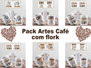 Pack Artes Café Flork E Frases
